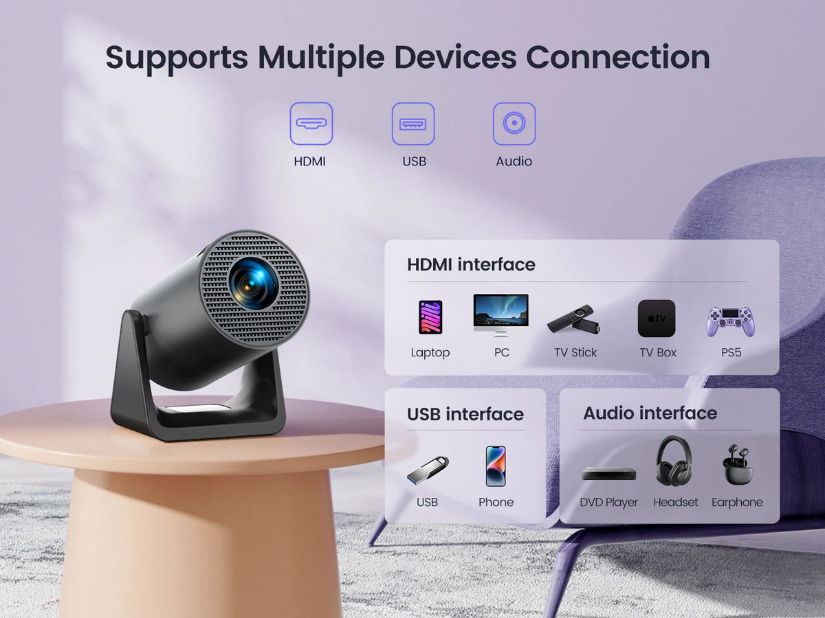Wimius Portable Smart Projector - view 7