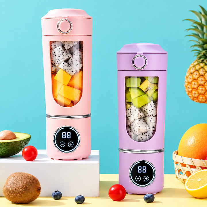 New Portable Juice Maker Blender for Shakes Smoothies 700ML Multiple Colors 12-Blades Fast Mixing 2 In 1 Blender Bottle Juicer