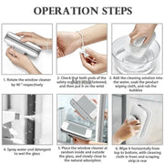 Glass cleaning magnetic brush double-sided cleaning brush, household magnetic glass cleaning brush,for cleaning windows