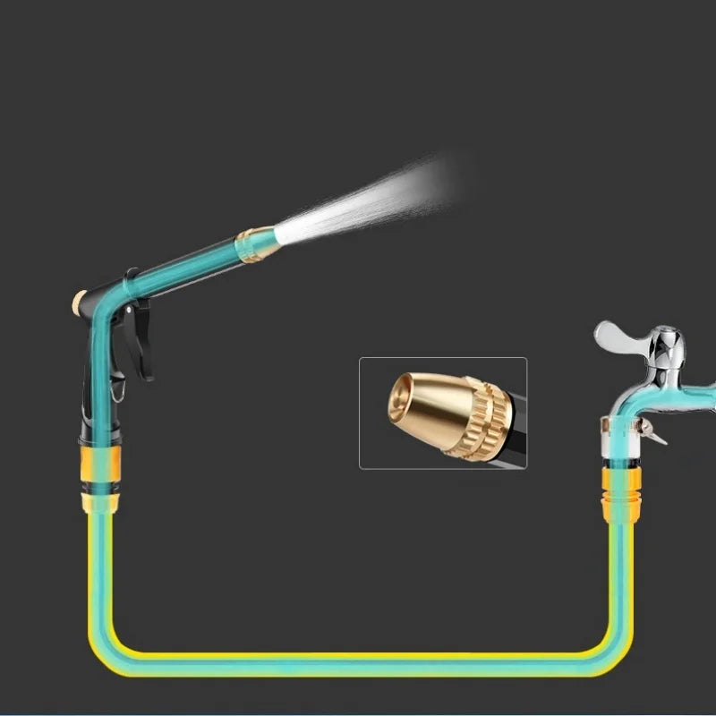 High-pressure garden hose jet nozzle spray gun, view 3