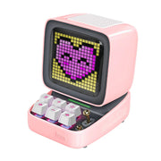 Divoom Ditoo-Pro Retro Pixel Art Bluetooth Portable Speaker Alarm Clock DIY LED Display Board, Cute Gift Home Light Decoration