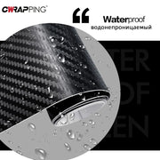 Carbon fiber vinyl wrap film for cars, view 3