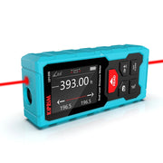 Kiprim Dual Laser Distance Meter Rechargeable Bilateral Laser Rangefinder 120m Digital Tape Measure Angle Measurment Tool