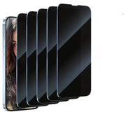 5Pcs Full Cover Privacy Screen Protector For iPhone 16 11 12 13 14 Pro Max Mini 8K Anti-spy Glass For iPhone 15 17 PRO XR XS MAX
