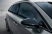 Glossy black chrome delete vinyl tape roll, view 3