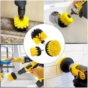 Electric Scrubber Brush Drill Brush Kit Power Drills Scrubber Brush For Carpet Glass Car Tires Nylon Brushes 2/3.5/4''