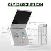 MIYOO Mini Flip Retro Handheld Game Console With New Hinge 2.8''IPS Screen Portable Video Game Consoles Classic Gaming Emulator