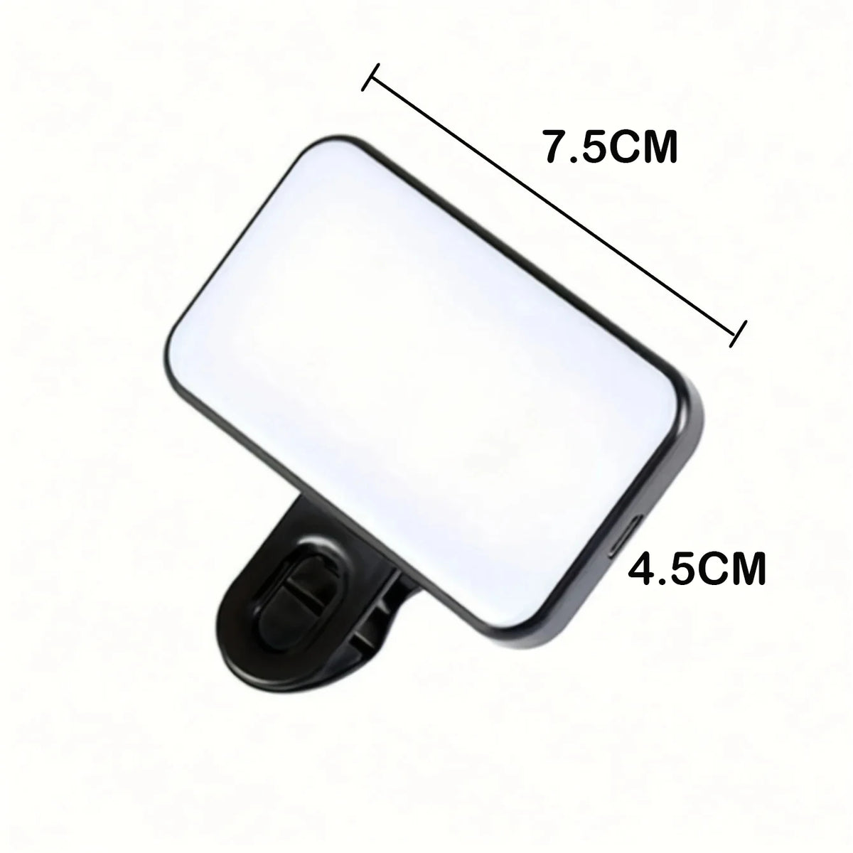 Rechargeable Clip-On Selfie Light