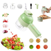 Wireless electric salad and veggie chopper