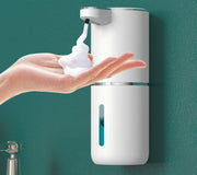 Intelligent Sensor Multi-Speed Contact-Free Wall-Mounted Vertical Hand Sanitizer Bubble Machine Rechargeable Soap Dispenser