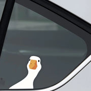 Rubber duck car window decal, view 4