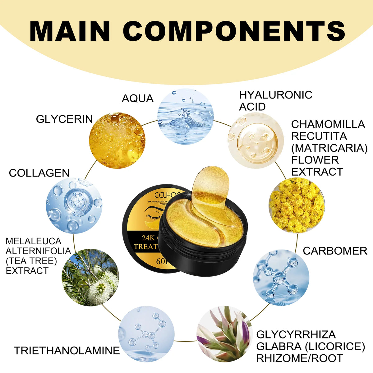 Gold Collagen Eye Patches - view 4