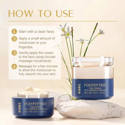 50g KOEC Polypeptide Tightening Anti-Wrinkle Cream Soothing Fading Fine Lines Revitalizing Nicotinamide Squalane Shea Butter