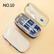 Creative Pencil Case Large Capacity Double Layers CPC Certification Safe Material School case Pouch Stationery for Girls