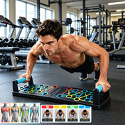 Prone board set, foldable prone board, portable multi-functional prone pole, home and gym equipment, chest muscle trainer