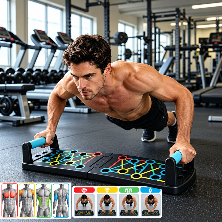 Foldable Multifunction Push-Up Board