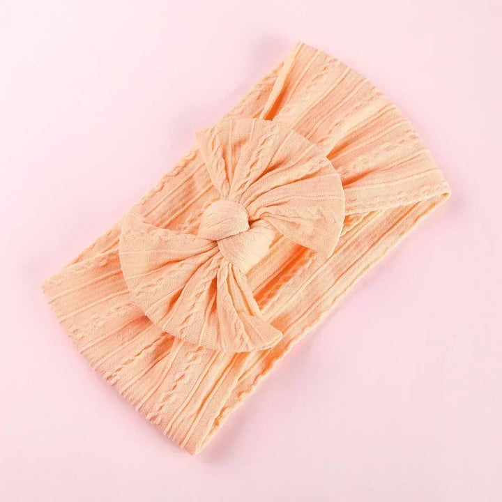Elastic Jacquard Bow Tie Headband for Babies Infant Bow Headband Bowknot Headwear Cute Baby Headbands Girls Newborn Photography