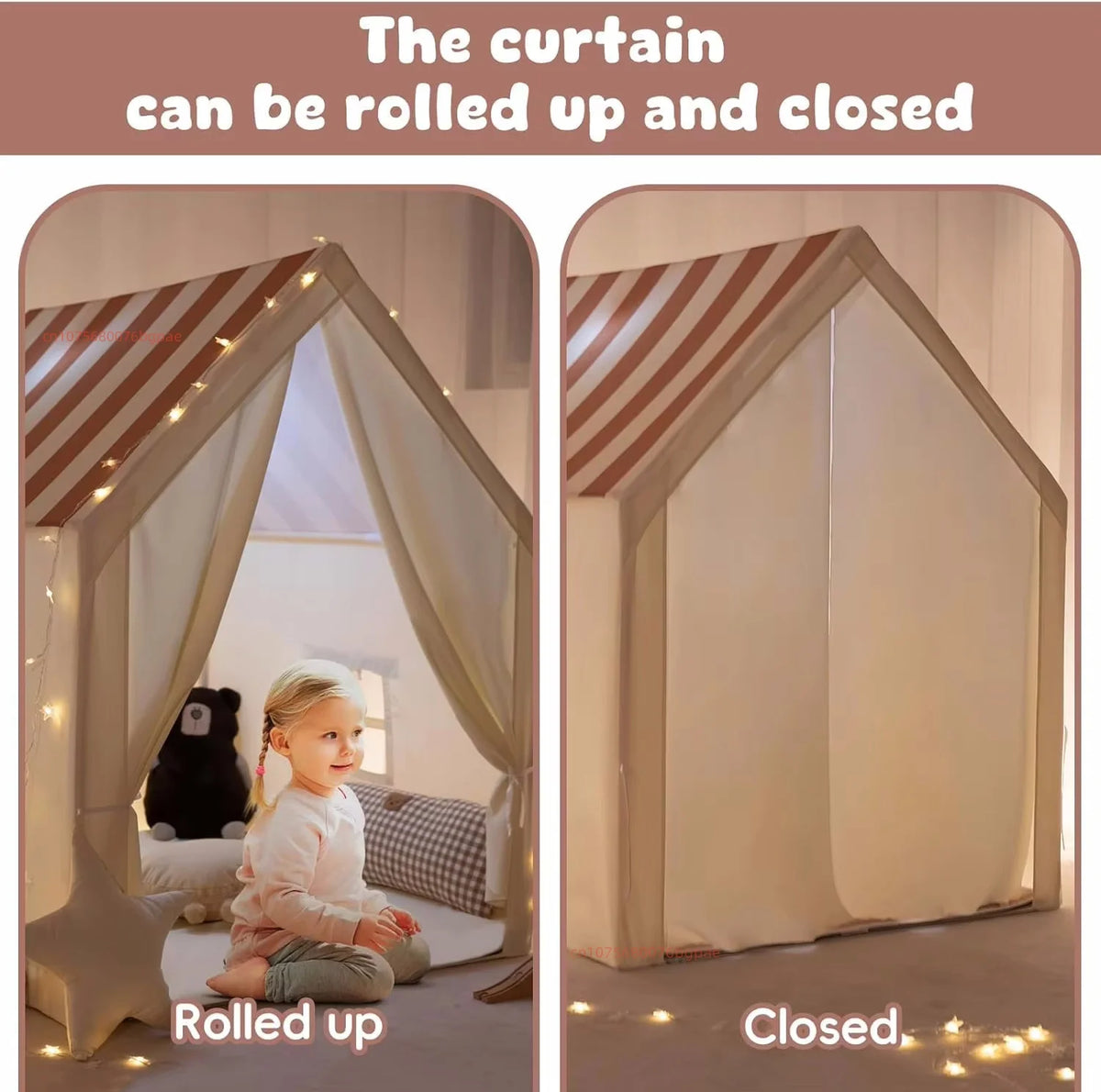 Foldable Kids Playhouse Tent