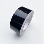 Glossy black chrome delete vinyl tape roll, view 7