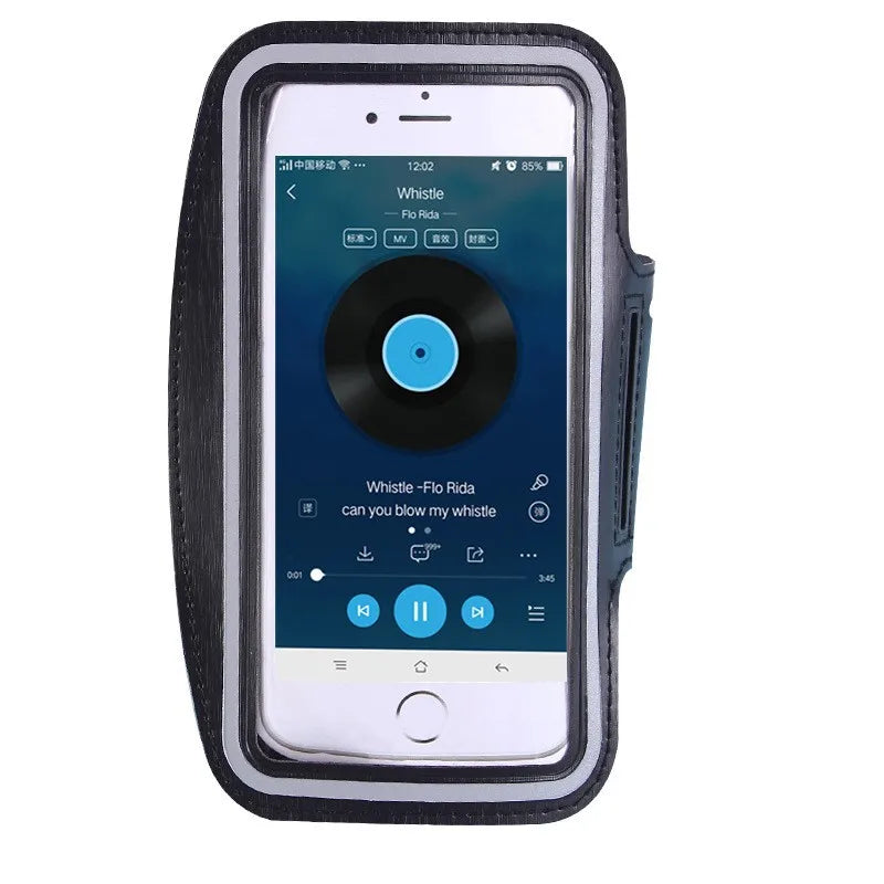 New Running Sports Phone Case Arm band For iPhone 15 14 Pro Max XR 6 7 8 Plus Samsung Note 20 10 S9 Maximum Capacity of 7 inches