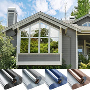 One-way mirror privacy window tint film