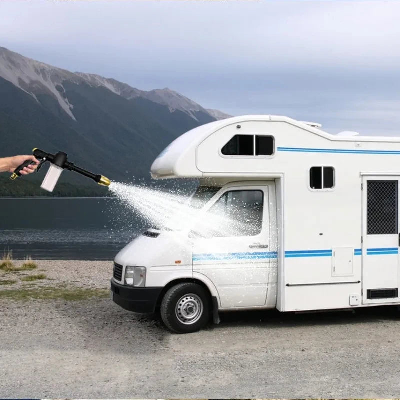 High Pressure Car Washing Water Gun Long Rod Nozzle Garden Hose Nozzle Multi-Function Watering Tool Powerful Car Cleaning Tool