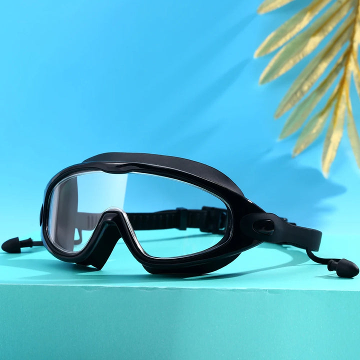 Large-Frame Anti-Fog Swim Goggles
