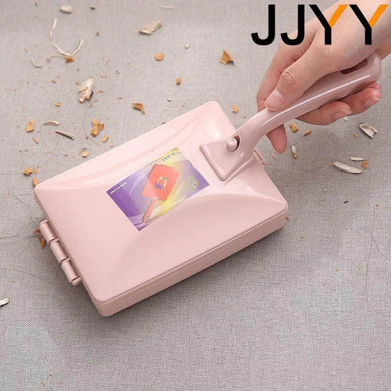 JJYY Handheld Carpet Sweeper Crumb Fur Brush Collector Roller Brush Home Pet Hair Remover Sofa Cleaning Dusting Brush